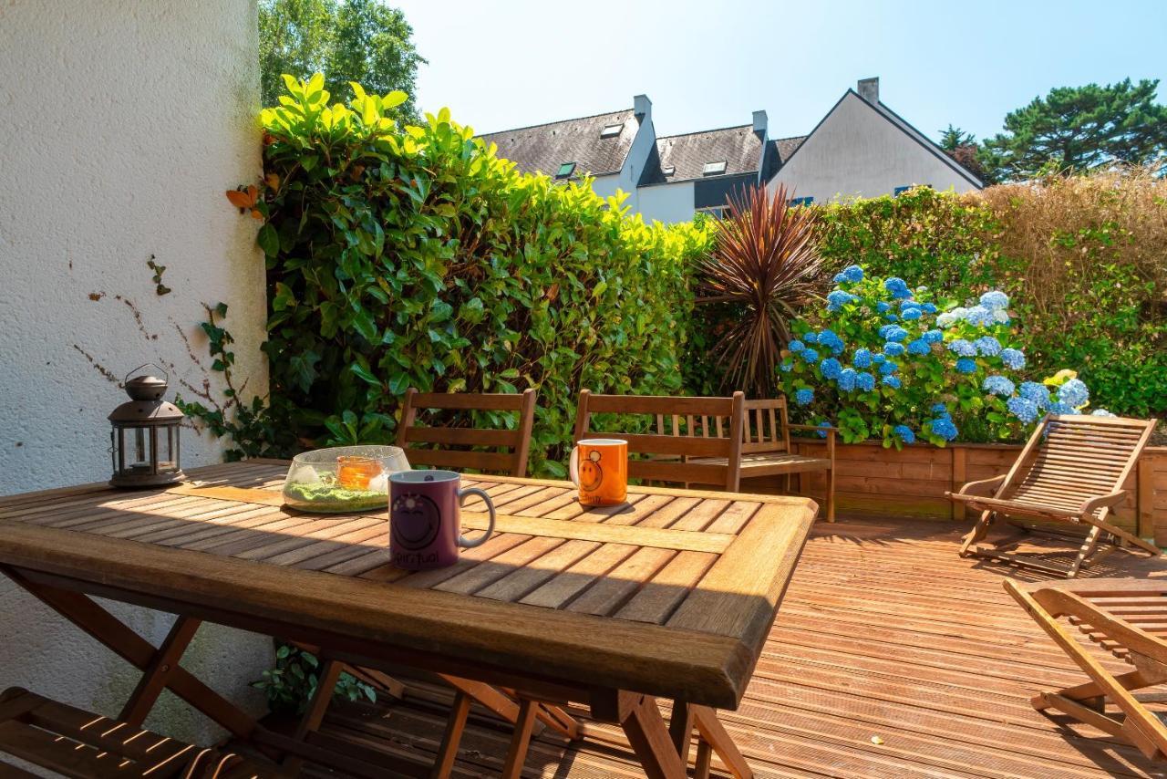 Apartamento Les Cormorans - Appt En Rdc Avec Jardin Bénodet Exterior foto